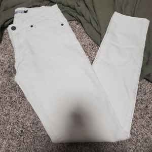 Prana White Denim Skinny Jeans Size 2 / 26